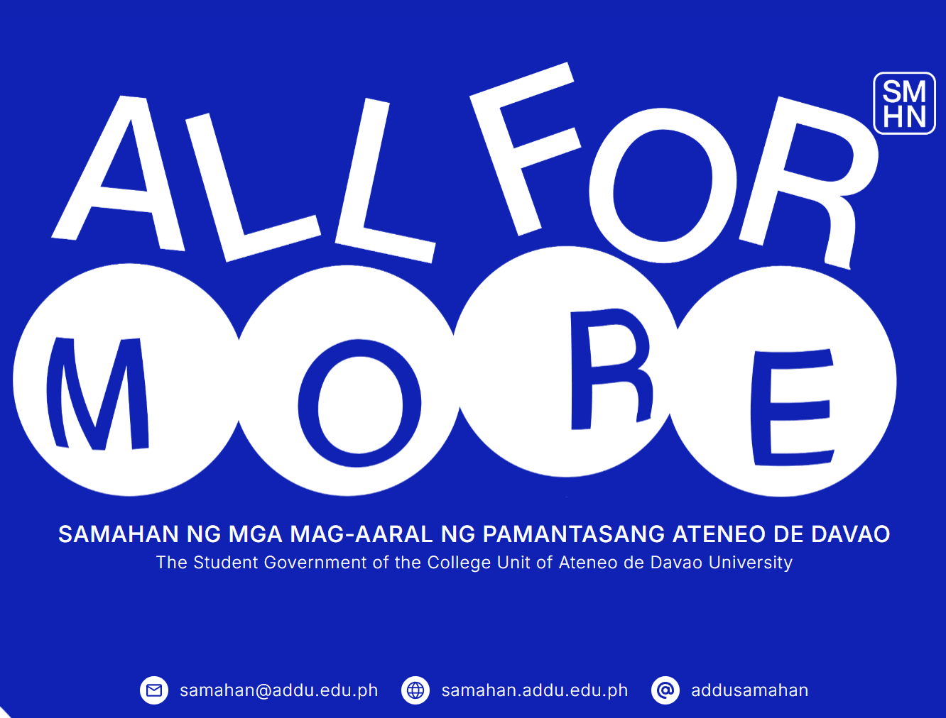 SAMAHAN All For More 2024-2025 Website